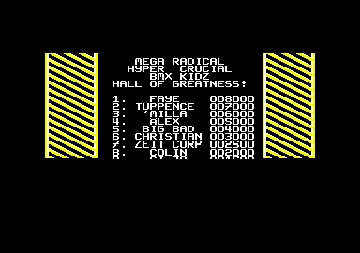 BMX Kidz (UK) (1988) screen shot title